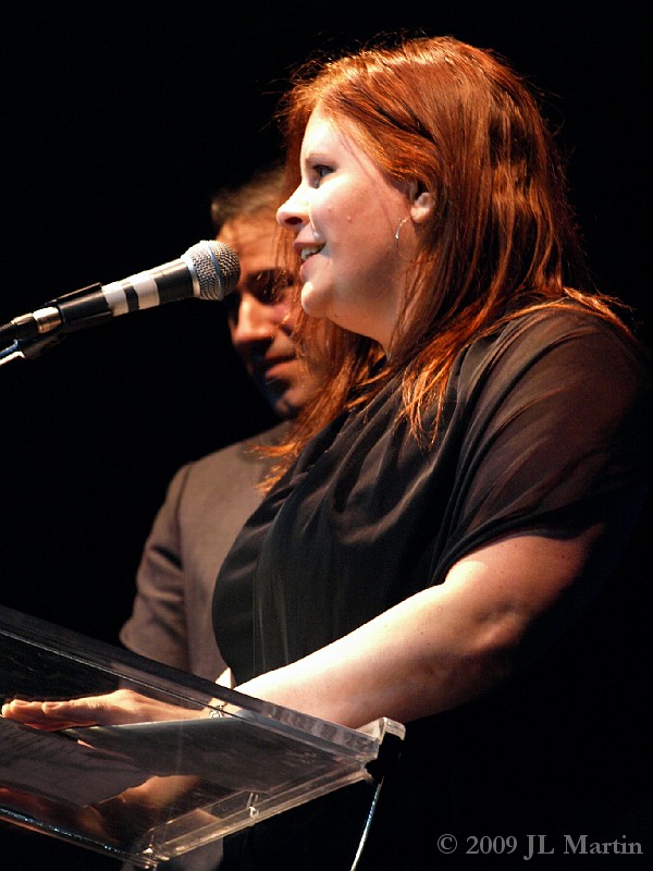 051Maple Blues Awards_Suzie Vinnick, Ed Torres.JPG